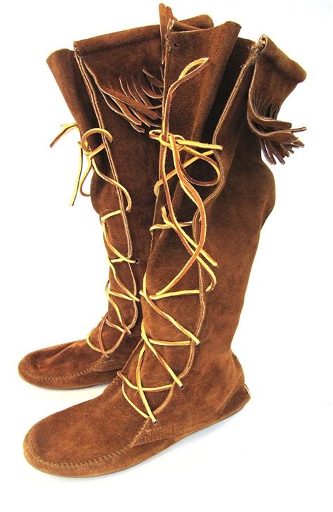 lace up moccasin boots men replica